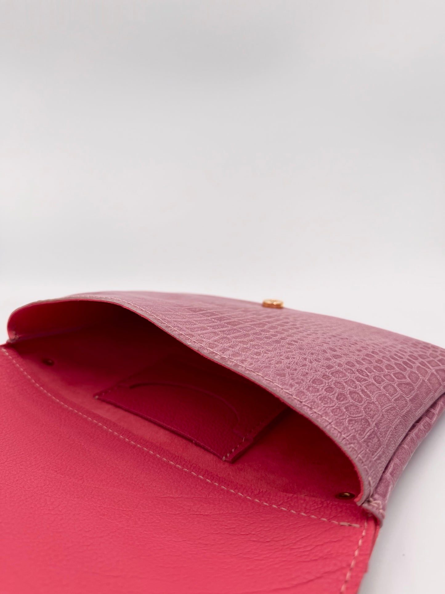 Sac Elma croco rose
