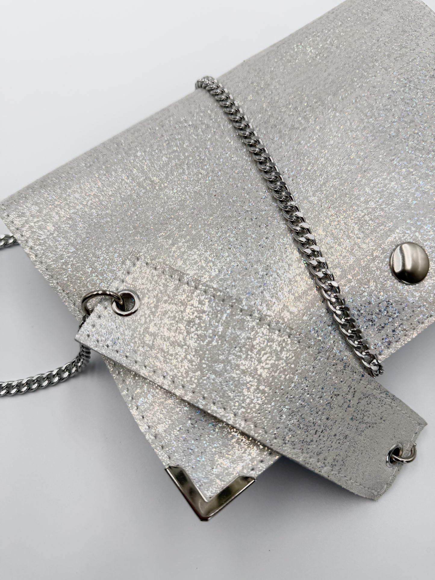 Sac Elma blanc argent