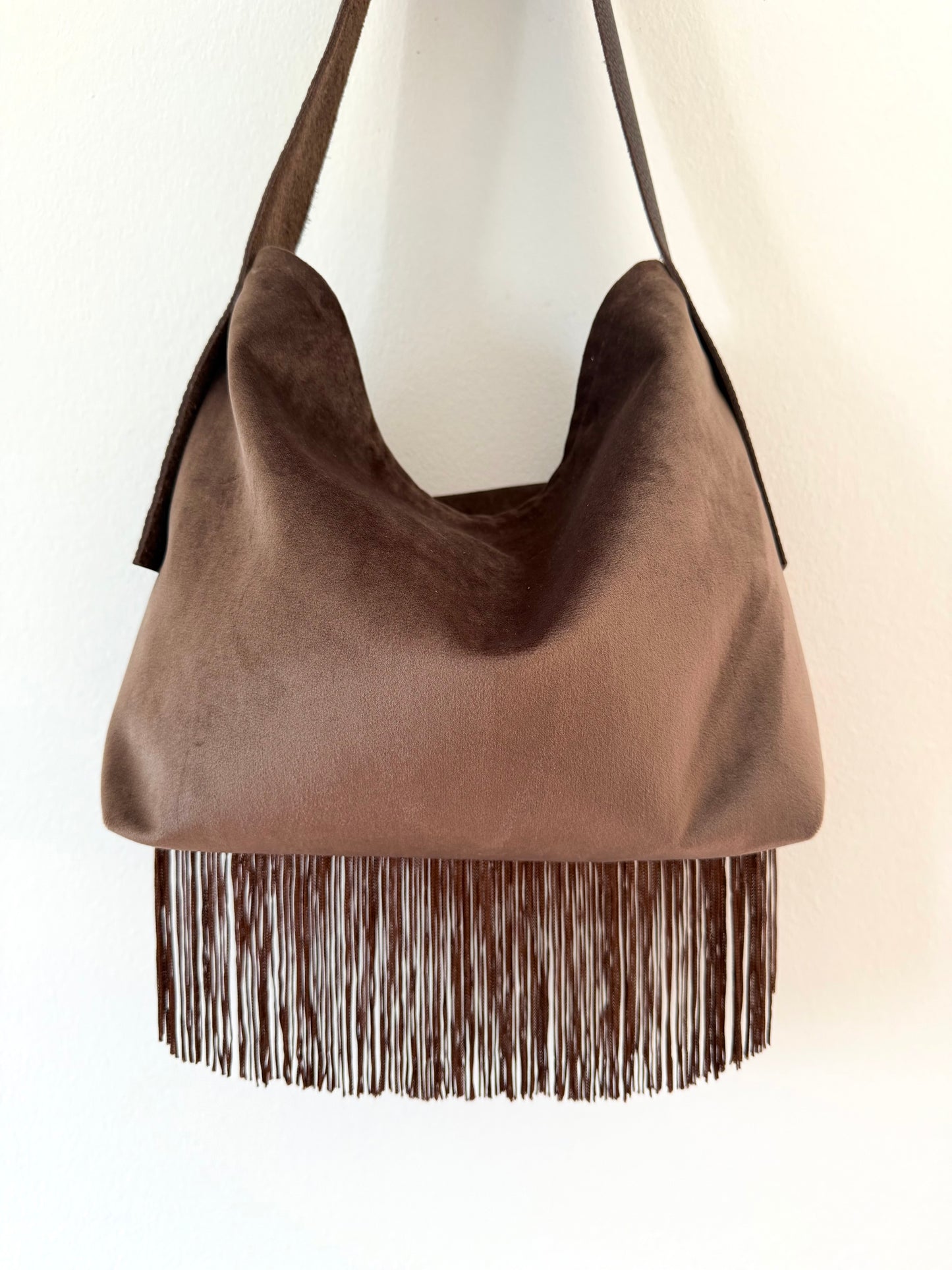 Sac upcyclé tissu et cuir