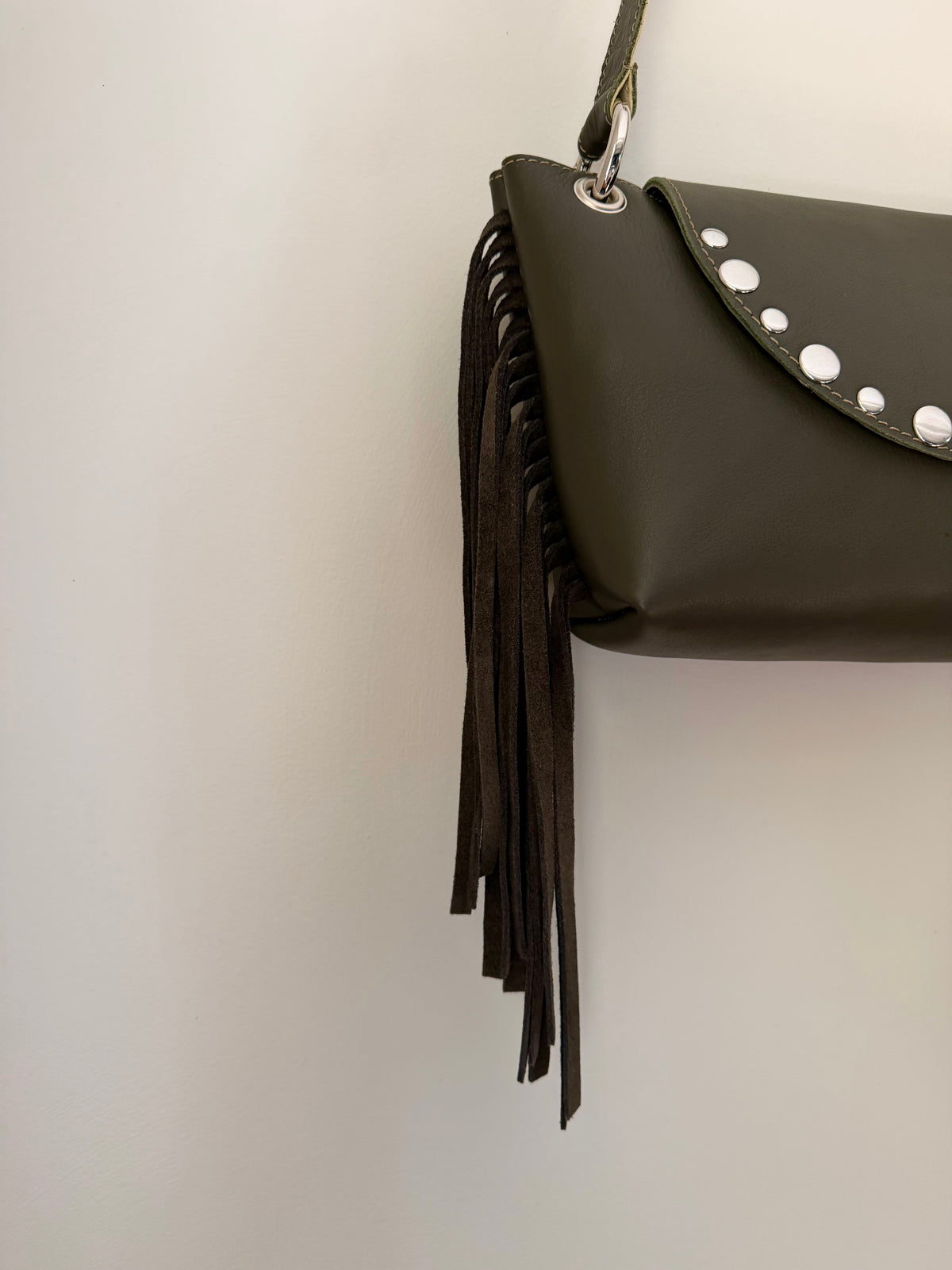 Sac Frigg franges kaki
