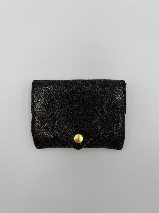 Portefeuille Freyja noir doré