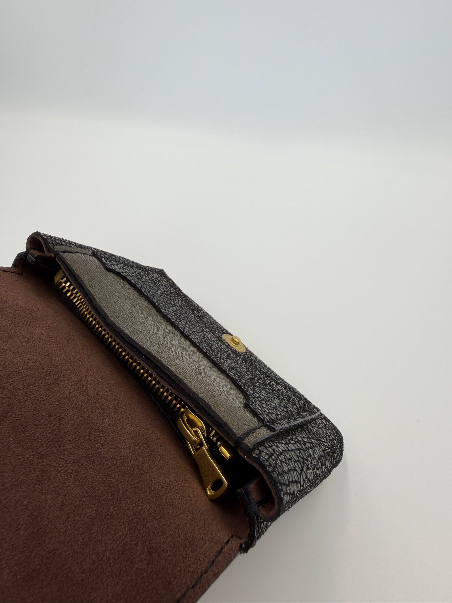 Portefeuille Freyja noir doré