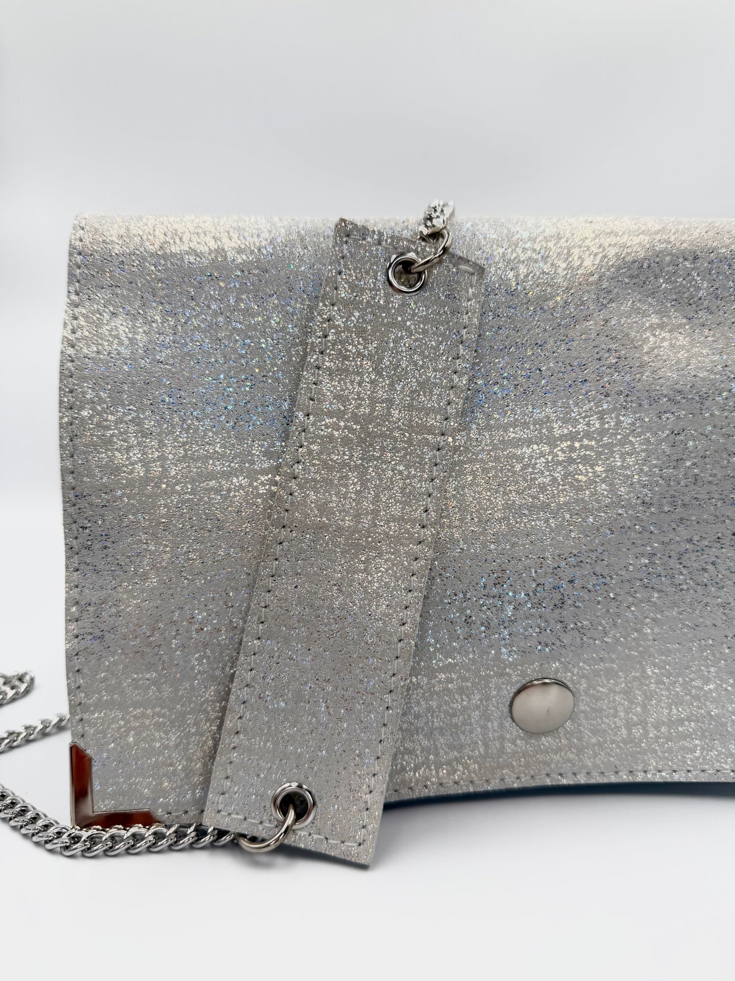 Sac Elma blanc argent