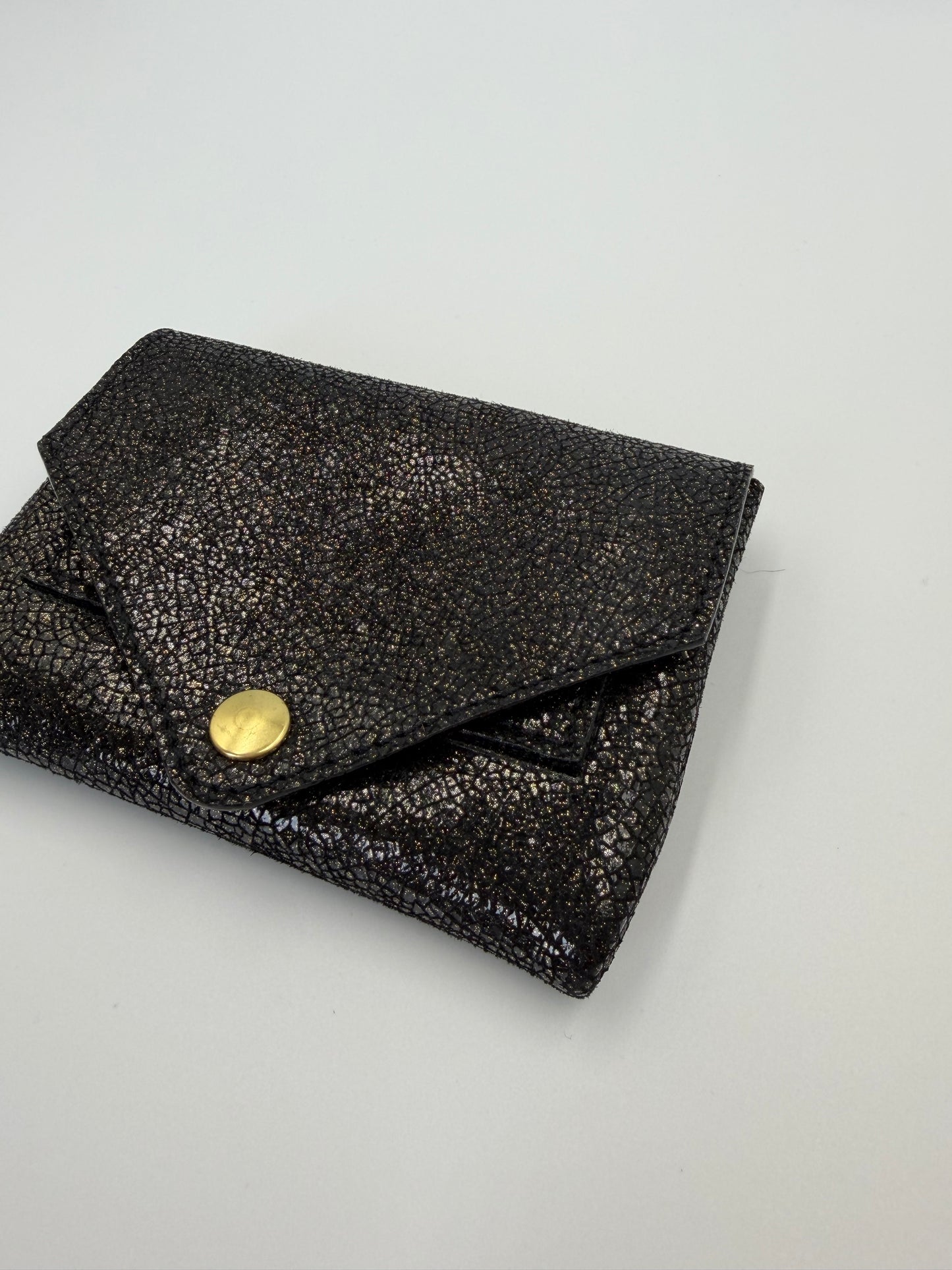 Portefeuille Freyja noir doré