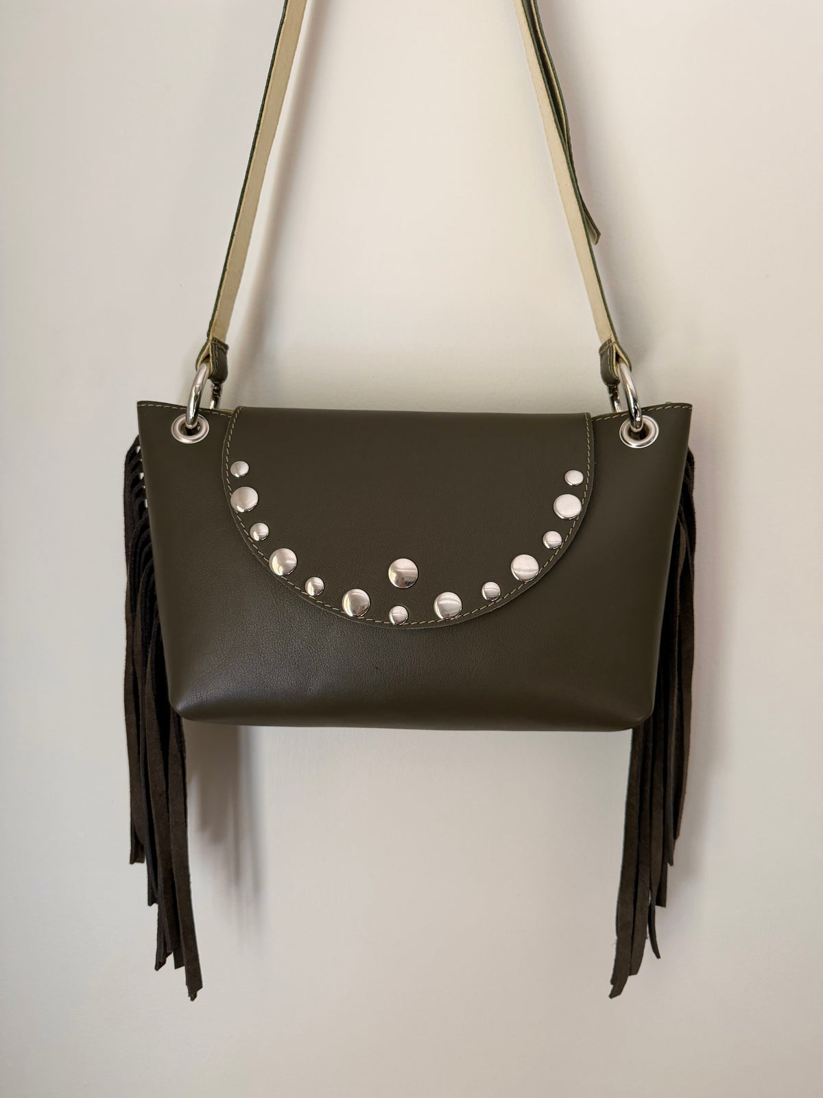 Sac Frigg franges kaki