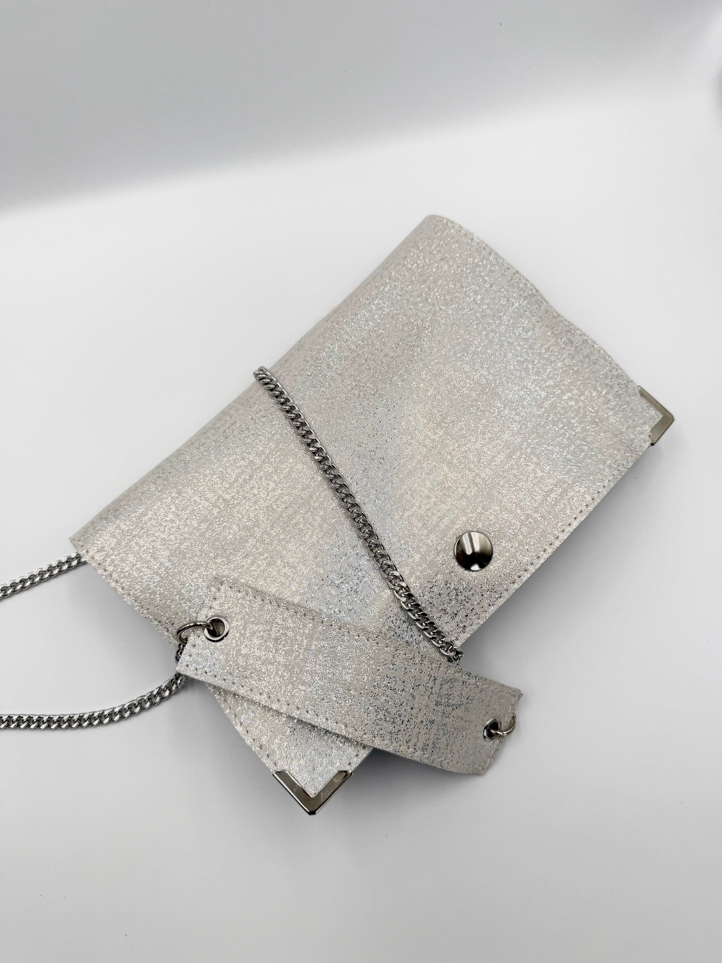 Sac Elma blanc argent