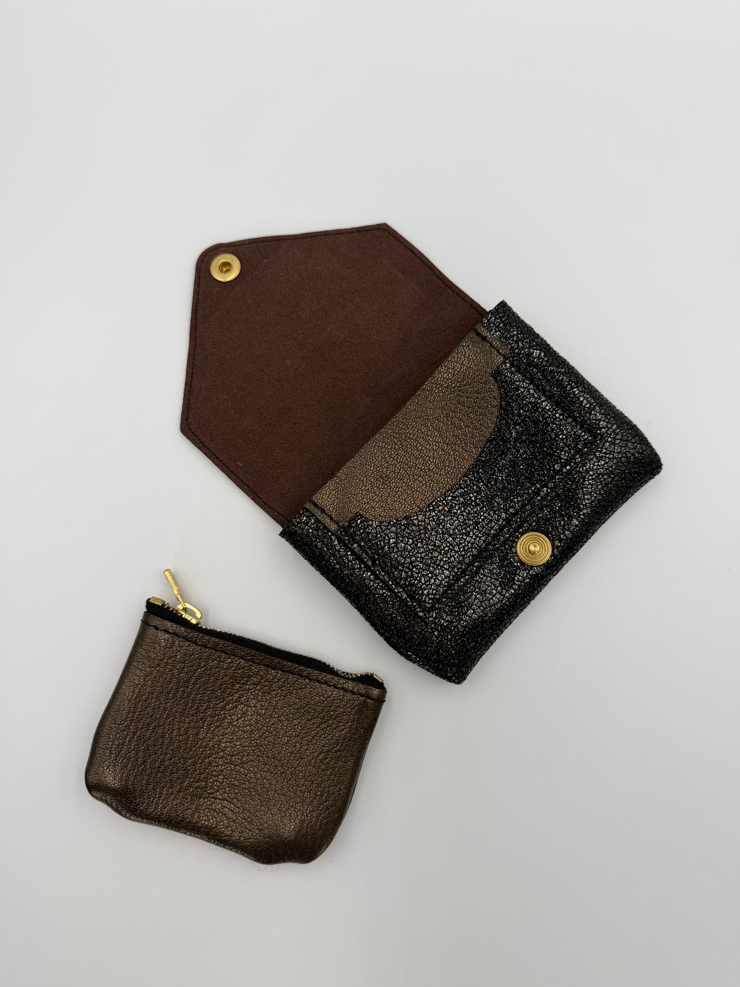 Portefeuille Freyja noir doré